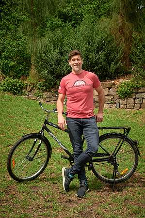 Osher Günsberg a World Bicycle Relief Australia ambassador.